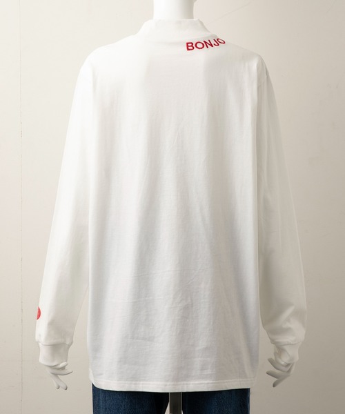 MILKFED.（ミルクフェド）の「EMBROIDERED LOGO HIGH NECK TOP（Tシャツ/カットソー・レディース・ホワイト/ライトブルー/ブラック/ベージュ/ネイビー・ONE SIZE）」の21枚目の写真