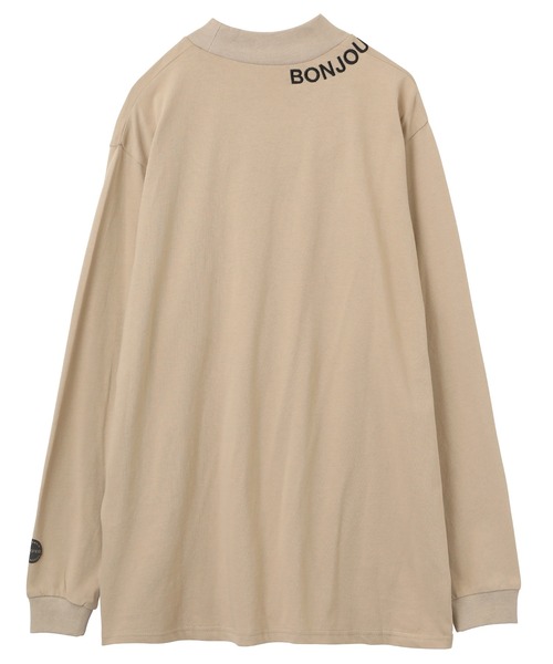 MILKFED.（ミルクフェド）の「EMBROIDERED LOGO HIGH NECK TOP（Tシャツ/カットソー・レディース・ホワイト/ライトブルー/ブラック/ベージュ/ネイビー・ONE SIZE）」の14枚目の写真