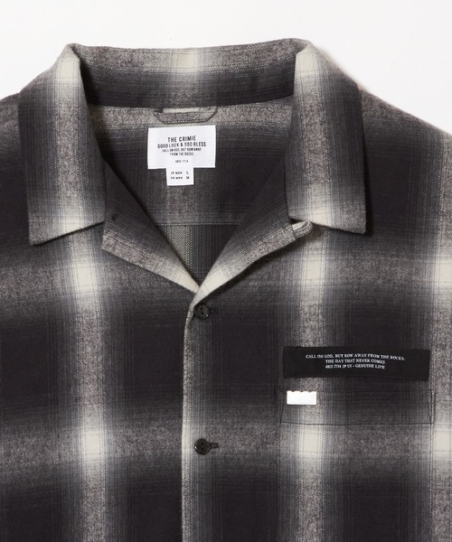 CRIMIE（クライミー）の「SHAGGY OMBRE CHECK SHIRT（シャツ/ブラウス