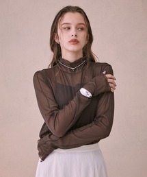 PUBLIC TOKYO | 【ZOZOTOWN限定カラー】シースルーハイネック /ウォッシャブル(Tシャツ/カットソー)