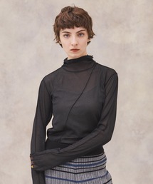 PUBLIC TOKYO | シースルーハイネック(Tシャツ/カットソー)