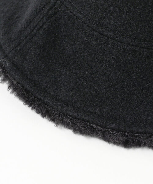 Ray BEAMS(レイビームス)の「La Maison de Lyllis × Ray BEAMS / 別注 KURUF ハット(ハット・レディース・ブラック/ベージュ・ONE SIZE)」の5枚目の写真