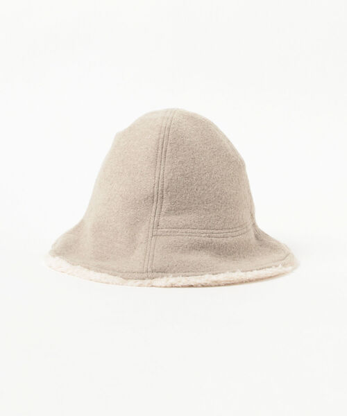 Ray BEAMS(レイビームス)の「La Maison de Lyllis × Ray BEAMS / 別注 KURUF ハット(ハット・レディース・ブラック/ベージュ・ONE SIZE)」の7枚目の写真