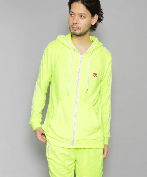 【セール】RM/ラインストーンシップサイドライン入り長袖パイルパーカー（パーカー）｜CERCA（チェルカ）