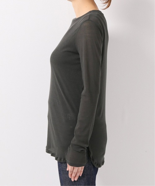 IENA LA BOUCLE(イエナラブークル)の「IENA LA BOUCLE ハイツイスト フライス プルオーバー(Tシャツ/カットソー・レディース・ブラック/アイボリー/ピンク系その他・FREE)」の12枚目の写真