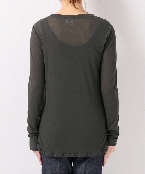 IENA LA BOUCLE(イエナラブークル)の「IENA LA BOUCLE ハイツイスト フライス プルオーバー(Tシャツ/カットソー・レディース・ブラック/アイボリー/ピンク系その他・FREE)」の4枚目の写真