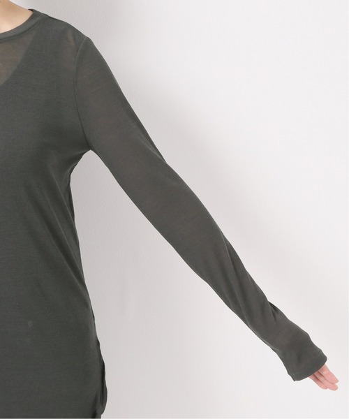 IENA LA BOUCLE(イエナラブークル)の「IENA LA BOUCLE ハイツイスト フライス プルオーバー(Tシャツ/カットソー・レディース・ブラック/アイボリー/ピンク系その他・FREE)」の15枚目の写真