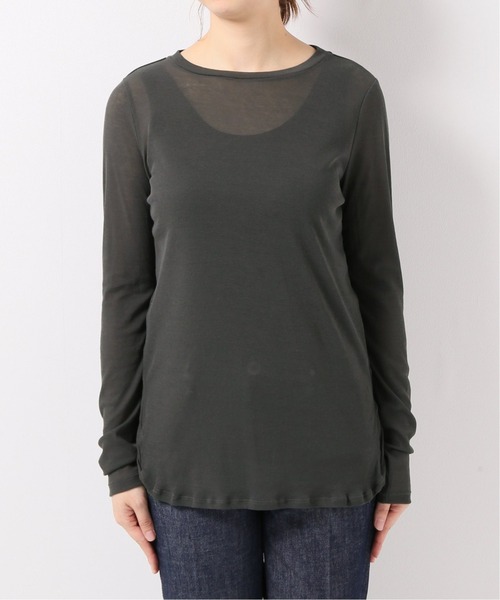 IENA LA BOUCLE(イエナラブークル)の「IENA LA BOUCLE ハイツイスト フライス プルオーバー(Tシャツ/カットソー・レディース・ブラック/アイボリー/ピンク系その他・FREE)」の10枚目の写真