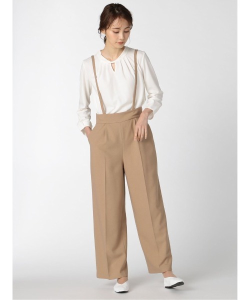 m.f.editorial(エムエフエディトリアル)の「エムエフエディトリアルレディース/m.f.editorial:Women ウーリッシュ セットアップ ワイドパンツ(セットアップジャケット・スカートございます)(スーツパンツ・レディース・キャメル・LARGE/MEDIUM/X-LARGE/S)」の11枚目の写真