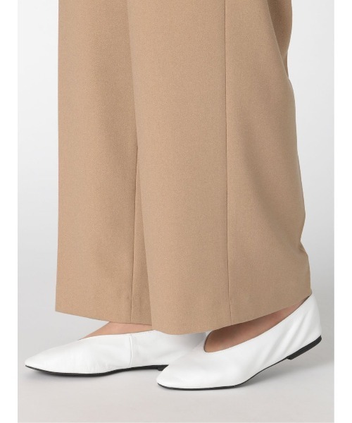 m.f.editorial(エムエフエディトリアル)の「エムエフエディトリアルレディース/m.f.editorial:Women ウーリッシュ セットアップ ワイドパンツ(セットアップジャケット・スカートございます)(スーツパンツ・レディース・キャメル・LARGE/MEDIUM/X-LARGE/S)」の12枚目の写真