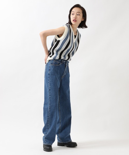 ROCKET x LUNCH（ロケットアンドランチ）の「ROCKET×LUNCH／STRIPEニットべスト  2957921（ニット/セーター・レディース・その他1/その他2/その他3・SMALL）」の20枚目の写真