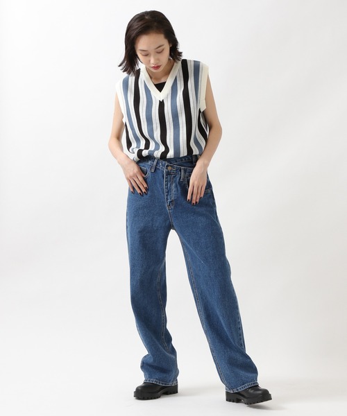 ROCKET x LUNCH（ロケットアンドランチ）の「ROCKET×LUNCH／STRIPEニットべスト  2957921（ニット/セーター・レディース・その他1/その他2/その他3・SMALL）」の13枚目の写真
