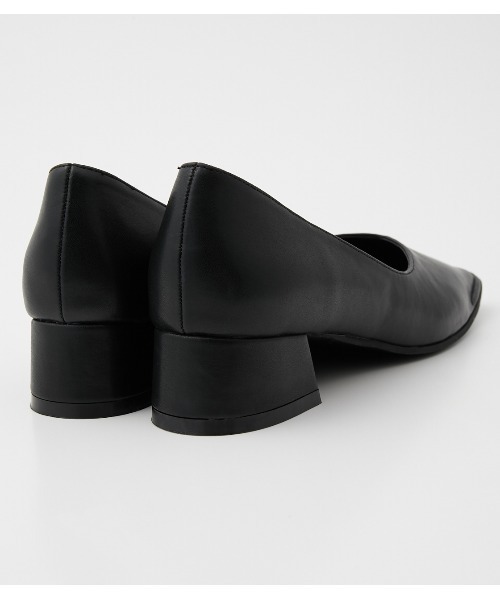 AZUL by moussy(アズールバイマウジー)の「SQUARE FLAT PUMPS/スクエアフラットパンプス(パンプス・レディース・マジェンタ/ブラック・LARGE/SMALL/MEDIUM)」の8枚目の写真