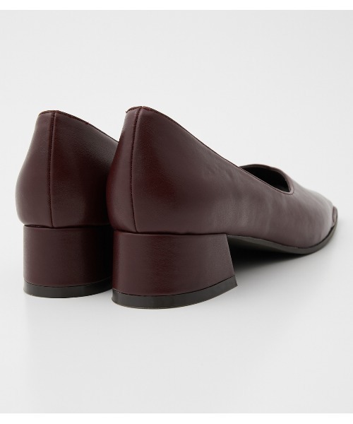 AZUL by moussy(アズールバイマウジー)の「SQUARE FLAT PUMPS/スクエアフラットパンプス(パンプス・レディース・マジェンタ/ブラック・LARGE/SMALL/MEDIUM)」の14枚目の写真