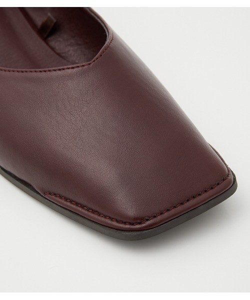 AZUL by moussy(アズールバイマウジー)の「SQUARE FLAT PUMPS/スクエアフラットパンプス(パンプス・レディース・マジェンタ/ブラック・LARGE/SMALL/MEDIUM)」の15枚目の写真