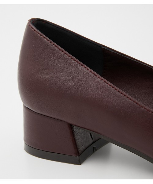 AZUL by moussy(アズールバイマウジー)の「SQUARE FLAT PUMPS/スクエアフラットパンプス(パンプス・レディース・マジェンタ/ブラック・LARGE/SMALL/MEDIUM)」の16枚目の写真