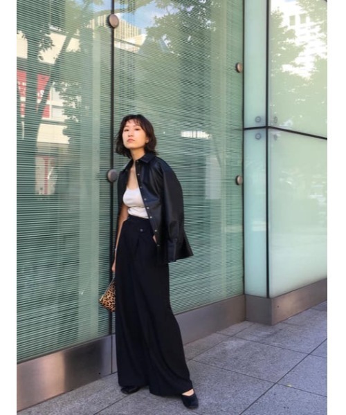 AZUL by moussy(アズールバイマウジー)の「SQUARE FLAT PUMPS/スクエアフラットパンプス(パンプス・レディース・マジェンタ/ブラック・LARGE/SMALL/MEDIUM)」の22枚目の写真