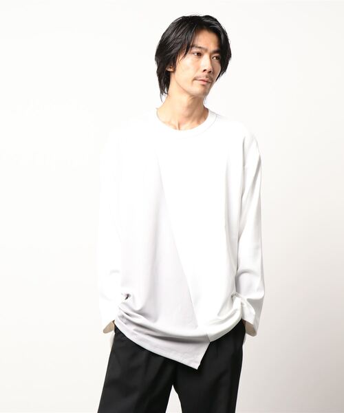 Lui's（ルイス）の「テールデザインロングカットソー（Tシャツ/カットソー・メンズ・ブラック/ホワイト・FREE）」の10枚目の写真