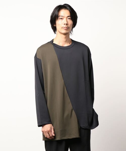 Lui's（ルイス）の「テールデザインロングカットソー（Tシャツ/カットソー・メンズ・ブラック/ホワイト・FREE）」の11枚目の写真