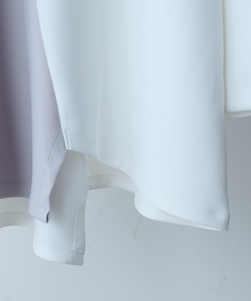 Lui's（ルイス）の「テールデザインロングカットソー（Tシャツ/カットソー・メンズ・ブラック/ホワイト・FREE）」の6枚目の写真