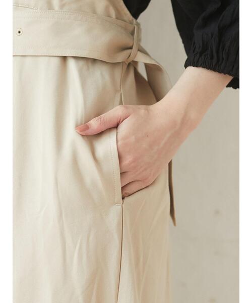 Sugar spoon（シュガースプーン）の「・SUGAR SPOON バッククロスジャンスカ＊（ワンピース・レディース・ベージュ/ブラック/アイボリー・FREE）」の16枚目の写真