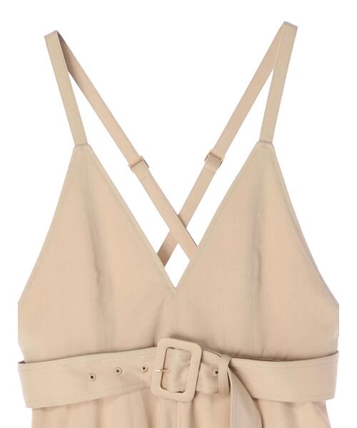 Sugar spoon（シュガースプーン）の「・SUGAR SPOON バッククロスジャンスカ＊（ワンピース・レディース・ベージュ/ブラック/アイボリー・FREE）」の22枚目の写真