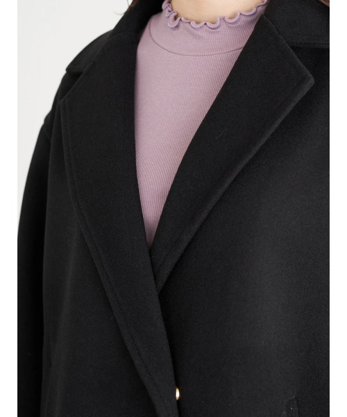 earth music&ecology（アースミュージックアンドエコロジー）の「チェスターコート ＊（チェスターコート・レディース・キャメル/ミント/ブラック・L/M）」の5枚目の写真