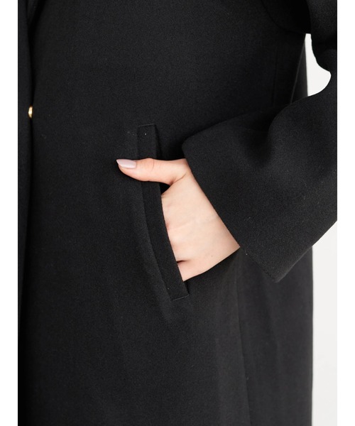 earth music&ecology（アースミュージックアンドエコロジー）の「チェスターコート ＊（チェスターコート・レディース・キャメル/ミント/ブラック・L/M）」の8枚目の写真