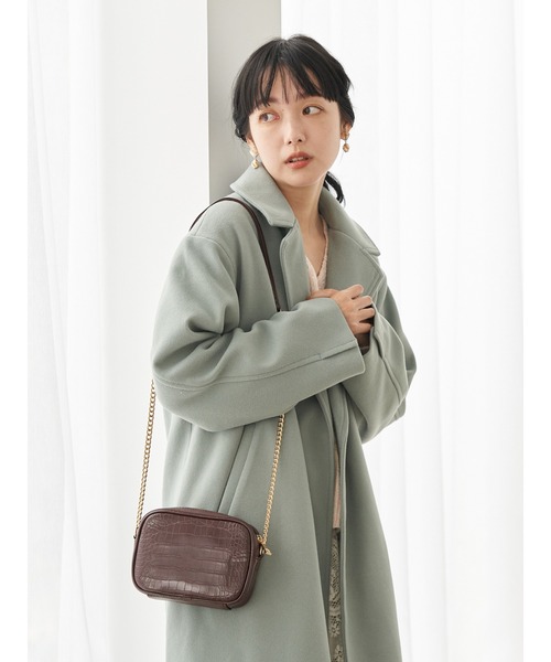 earth music&ecology（アースミュージックアンドエコロジー）の「チェスターコート ＊（チェスターコート・レディース・キャメル/ミント/ブラック・L/M）」の19枚目の写真