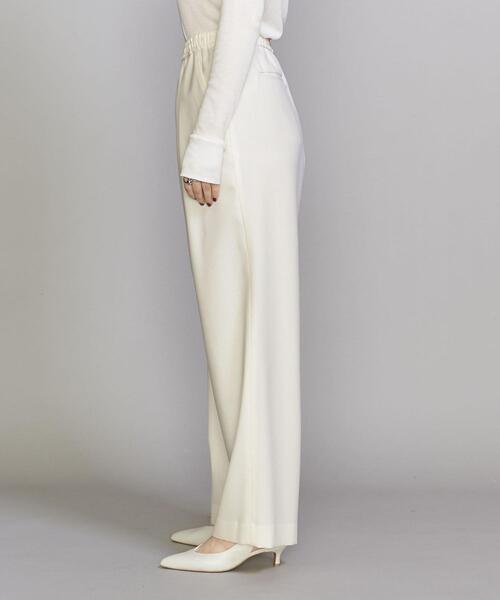 BEAUTY&YOUTH UNITED ARROWS(ビューティーアンドユースユナイテッドアローズ)の「BY サキソニータックワイド パンツ -ウォッシャブル-(その他パンツ・レディース・ナチュラル/ブラック/オフホワイト・S/M/L)」の16枚目の写真