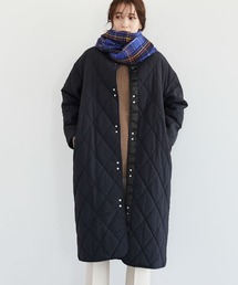 キルトロングコート＊