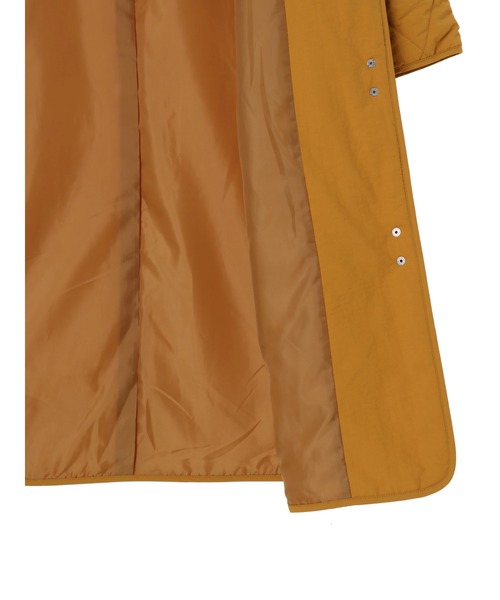 Green Parks(グリーンパークス)の「キルトロングコート*(その他アウター・レディース・イエロー/カーキ/ベージュ/ブラック・FREE)」の9枚目の写真