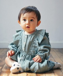 D.fesense | ガーゼラッフルワンピース(ワンピース)