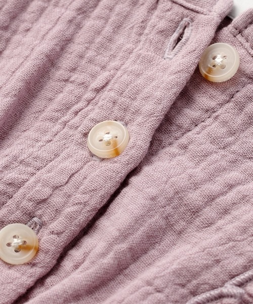 D.fesense（ディーフェセンス）の「ガーゼラッフルワンピース（ワンピース・キッズ・オフホワイト/ミント/ラベンダー・80ｃｍ/90cm）」の5枚目の写真