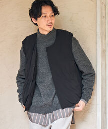 B:MING by BEAMS | B:MING by BEAMS / ALLIED 中綿 クルーネック ベスト(ベスト)