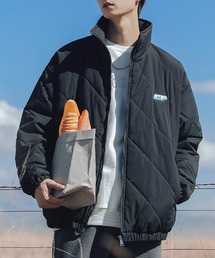 【HOOK】無地ハイネック中綿・ダウンジャケット