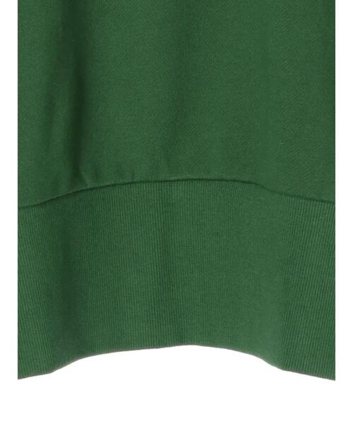 Green　Parks（グリーンパークス）の「裏毛ショート丈ロゴプルオーバー＊（スウェット・レディース・ダークグレー/杢グレー/グリーン・FREE）」の10枚目の写真