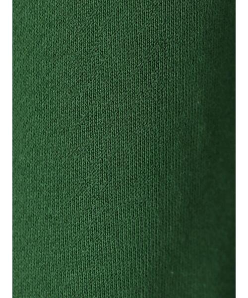 Green　Parks（グリーンパークス）の「裏毛ショート丈ロゴプルオーバー＊（スウェット・レディース・ダークグレー/杢グレー/グリーン・FREE）」の12枚目の写真