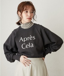 Green　Parks | 裏毛ショート丈ロゴプルオーバー＊(スウェット)