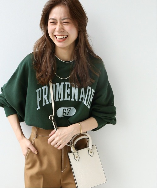 JOURNAL STANDARD relume（ジャーナルスタンダード　レリューム）の「カレッジスウェットNo.67◆（スウェット・レディース・ブラック/ブラウン/グリーン・FREE）」の3枚目の写真