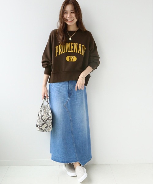 JOURNAL STANDARD relume（ジャーナルスタンダード　レリューム）の「カレッジスウェットNo.67◆（スウェット・レディース・ブラック/ブラウン/グリーン・FREE）」の11枚目の写真