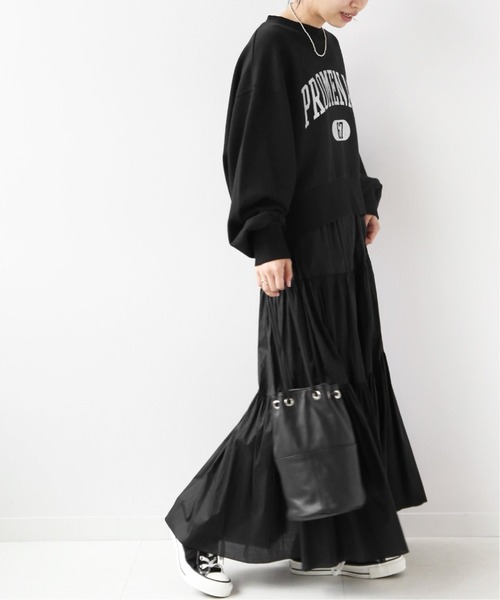 JOURNAL STANDARD relume（ジャーナルスタンダード　レリューム）の「カレッジスウェットNo.67◆（スウェット・レディース・ブラック/ブラウン/グリーン・FREE）」の6枚目の写真