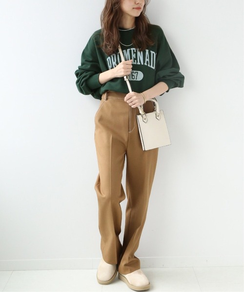 JOURNAL STANDARD relume（ジャーナルスタンダード　レリューム）の「カレッジスウェットNo.67◆（スウェット・レディース・ブラック/ブラウン/グリーン・FREE）」の20枚目の写真