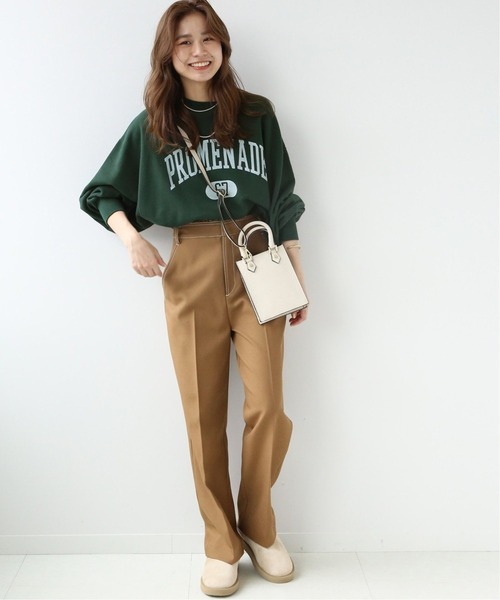 JOURNAL STANDARD relume（ジャーナルスタンダード　レリューム）の「カレッジスウェットNo.67◆（スウェット・レディース・ブラック/ブラウン/グリーン・FREE）」の19枚目の写真