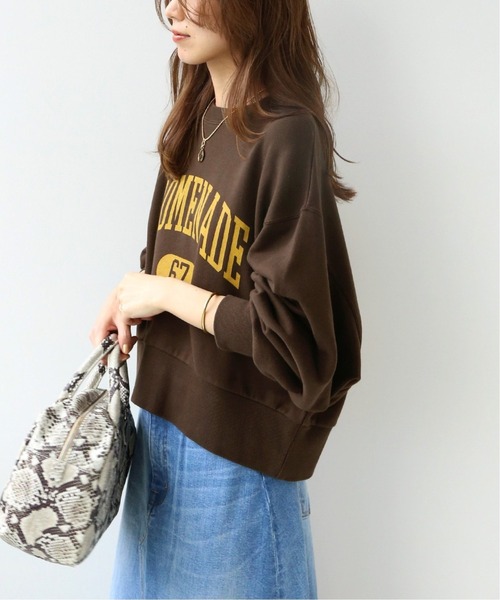 JOURNAL STANDARD relume（ジャーナルスタンダード　レリューム）の「カレッジスウェットNo.67◆（スウェット・レディース・ブラック/ブラウン/グリーン・FREE）」の18枚目の写真
