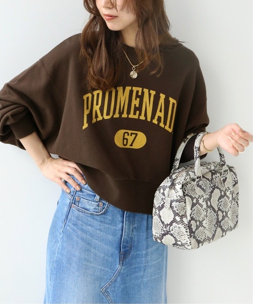 JOURNAL STANDARD relume（ジャーナルスタンダード　レリューム）の「カレッジスウェットNo.67◆（スウェット・レディース・ブラック/ブラウン/グリーン・FREE）」の16枚目の写真