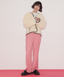 MADEMOISELLE ROPE' | <春まで使える>バックレースアップワイドパンツ(その他パンツ)