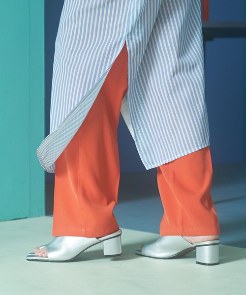 VACANCY（ヴァカンシー）の「ストライプシアーシャツワンピース（ワンピース・レディース・ホワイト/ブルー/グリーン・FREE）」の20枚目の写真