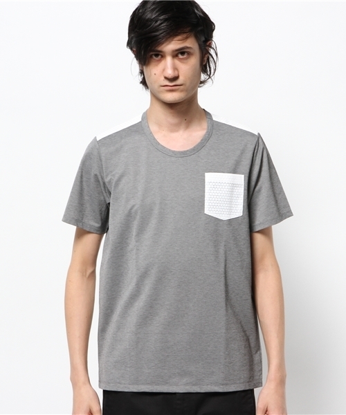 MIDWEST（ミッドウエスト）の「ANREALAGE クルーカットアウトラストT-シャツ（Tシャツ/カットソー・メンズ・ブラック/ホワイト・LARGE/MEDIUM）」の9枚目の写真