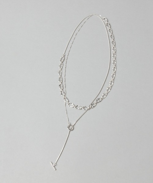 HARE(ハレ)の「3チェーンマルチネックレス(HARE)(ネックレス・レディース・シルバー/ゴールド・FREE)」の8枚目の写真